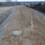 10.03.2020. Ćmielów. Skarpa przy ulicy Opatowskiej / Emilia Sitarska / Radio Kielce