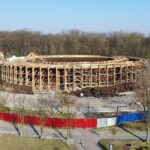 28.03.2020 Busko - Zdrój. Tężnia. Budowa / Jarosław Kubalski / Radio Kielce