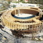 28.03.2020 Busko - Zdrój. Tężnia. Budowa / Jarosław Kubalski / Radio Kielce