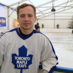 01.03.2020. Kielce. Kielce Hockey Camp. Na zdjęciu: Wojciech Niemczyk, aktor Teatru im. Stefana Żeromskiego - inicjator "Kielce Hockey Camp" / Kamil Król / Radio Kielce