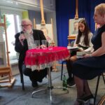 04.03.2020. Suchedniów. Wizyta profesora Jerzego Bralczyka w Szkole Podstawowej nr 3 / Anna Głąb / Radio Kielce