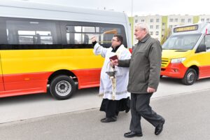 06.03.2020. Końskie. Autobusy komunikacji publicznej / Magdalena Galas-Klusek / Radio Kielce