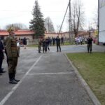 01.03.2020. Dobromierz. Zasadzenie katyńskiego Dębu Pamięci dla uhonorowania pamięci majora Stanisława Kuczyńskiego - Iskander  Beja / Ewa Pociejowska-Gawęda / Radio Kielce