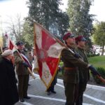 01.03.2020. Włoszczowa. Odsłonięcie tablicy pamiątkowej poświęconej mieszkańcom poległym w walkach o niepodległość oraz pomordowanym i więzionym w okresie stalinowskiego terroru w latach 1945-1956 / Ewa Pociejowska-Gawęda / Radio Kielce