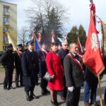 01.03.2020. Włoszczowa. Odsłonięcie tablicy pamiątkowej poświęconej mieszkańcom poległym w walkach o niepodległość oraz pomordowanym i więzionym w okresie stalinowskiego terroru w latach 1945-1956 / Ewa Pociejowska-Gawęda / Radio Kielce