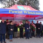 01.03.2020. Włoszczowa. Odsłonięcie tablicy pamiątkowej poświęconej mieszkańcom poległym w walkach o niepodległość oraz pomordowanym i więzionym w okresie stalinowskiego terroru w latach 1945-1956 / Ewa Pociejowska-Gawęda / Radio Kielce