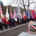 01.03.2020. Włoszczowa. Odsłonięcie tablicy pamiątkowej poświęconej mieszkańcom poległym w walkach o niepodległość oraz pomordowanym i więzionym w okresie stalinowskiego terroru w latach 1945-1956 / Ewa Pociejowska-Gawęda / Radio Kielce