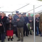 01.03.2020. Włoszczowa. Odsłonięcie tablicy pamiątkowej poświęconej mieszkańcom poległym w walkach o niepodległość oraz pomordowanym i więzionym w okresie stalinowskiego terroru w latach 1945-1956 / Ewa Pociejowska-Gawęda / Radio Kielce