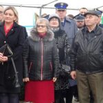 01.03.2020. Włoszczowa. Odsłonięcie tablicy pamiątkowej poświęconej mieszkańcom poległym w walkach o niepodległość oraz pomordowanym i więzionym w okresie stalinowskiego terroru w latach 1945-1956 / Ewa Pociejowska-Gawęda / Radio Kielce