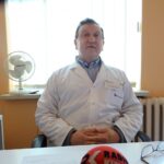 Jędrzejów. Szpital Specjalistyczny.   Na zdjęciu: dr Waldemar Michalczak -z-ca dyrektor ds. medycznych Szpitala Specjalistycznego / Ewa Pociejowska-Gawęda / Radio Kielce