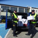 Jędrzejów. Rękawiczki przekazane przez firmę Quickpack / Ewa Pociejowska-Gawęda / Radio Kielce