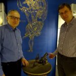 28.03.2020. Jędrzejów. Zegary w Muzeum im. Przypkowskich. Na zdjęciu Rafał Zaczkowski i Jan Przypkowski / Ewa Pociejowska-Gawęda / Radio Kielce