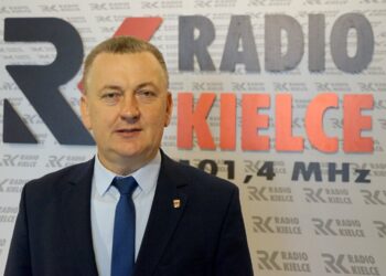 28.02.2020. Kielce. Robert Jaworski, burmistrz miasta i gminy Chęciny / Kamil Król / Radio Kielce