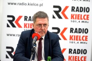 01.03.2020 Kielce. Studio Polityczne Radia Kielce. Jarosław Karyś – PiS / Karol Żak / Radio Kielce