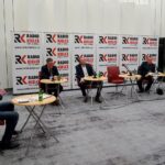 01.03.2020 Kielce. Studio Polityczne Radia Kielce. Na zdjęciu (od lewej): Michał Kita - Radio Kielce, Jarosław Karyś – PiS, Eligiusz Mich – PO, Wojciech Zapała – Konfederacja i Jacek Skórski – Nowa Lewica / Karol Żak / Radio Kielce