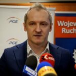 02.03.2020. Kielce. Inauguracja konkursu filmowego „Kultura na drodze”. Na zdjęciu: Dariusz Kozak - dyrektor PGE Energia Ciepła Oddział Elektrociepłownia w Kielcach / Piotr Kwaśniewski / Radio Kielce