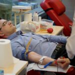 02.03.2020. Kielce. Pracownicy urzędu marszałkowskiego oddali krew / Piotr Kwaśniewski / Radio Kielce