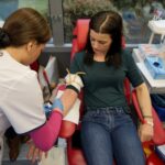 02.03.2020. Kielce. Pracownicy urzędu marszałkowskiego oddali krew / Piotr Kwaśniewski / Radio Kielce