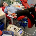 02.03.2020. Kielce. Pracownicy urzędu marszałkowskiego oddali krew / Piotr Kwaśniewski / Radio Kielce