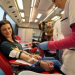 02.03.2020. Kielce. Pracownicy urzędu marszałkowskiego oddali krew / Piotr Kwaśniewski / Radio Kielce