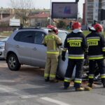 26.03.2020. Kielce. Kolizja na skrzyżowaniu ulic Warszawskiej i Orkana / Piotr Kwaśniewski / Radio Kielce