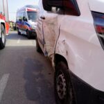 26.03.2020. Kielce. Kolizja na skrzyżowaniu ulic Warszawskiej i Orkana / Piotr Kwaśniewski / Radio Kielce