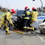 26.03.2020. Kielce. Kolizja na skrzyżowaniu ulic Warszawskiej i Orkana / Piotr Kwaśniewski / Radio Kielce