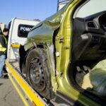 31.03.2020. Kielce. Kolizja na ul. 1 Maja / Piotr Kwaśniewski / Radio Kielce