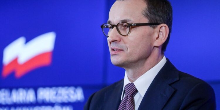 20.03.2020 Warszawa. Na zdjęciu: premier Mateusz Morawiecki / Adam Guz / KPRM