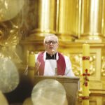 16.03.2020. Kielce. Bazylika katedralna. Rekolekcje wielkopostne. Na zdjęciu: ks. Dariusz Gącik - wikariusz generalny diecezji kieleckiej / Jarosław Kubalski / Radio Kielce