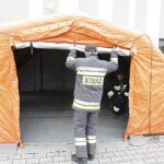 04.03.2020. Kielce. Mobilna izba przyjęć przy szpitalu na Czarnowie / Jarosław Kubalski / Radio Kielce