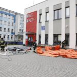 04.03.2020. Kielce. Mobilna izba przyjęć przy szpitalu na Czarnowie / Jarosław Kubalski / Radio Kielce