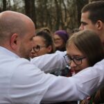 01.03.2020. Wólka Bosowska. Bieg Pamięci Żołnierzy Wyklętych. Na zdjęciu: poseł Mariusz Gosek - PiS / Marta Gajda / Radio Kielce