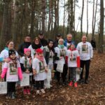 01.03.2020. Wólka Bosowska. Bieg Pamięci Żołnierzy Wyklętych. Na zdjęciu: poseł Mariusz Gosek - PiS i Zbigniew Janik - wójt gminy Gnojno / Marta Gajda / Radio Kielce