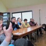 03.03.2020. Michałów. Spotkanie mieszkańców z przedstawicielami inwestora, który chce wybudować biogazownię / Marta Gajda / Radio Kielce