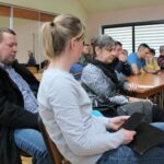 03.03.2020. Michałów. Spotkanie mieszkańców z przedstawicielami inwestora, który chce wybudować biogazownię / Marta Gajda / Radio Kielce