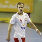 28.07.2016 Kielce. Mecz towarzyski w piłkę ręczna. Reprezentacja Polski - Motor Zaporoże. Mateusz Jachlewski. / Jarosław Kubalski / Radio Kielce