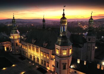 15.01.2020 Kielce. Pałac Biskupów Krakowskich. Muzeum Narodowe. Widok / Jarosław Kubalski / Radio Kielce