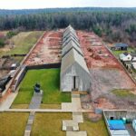 25.02.2020 Michniów. Mauzoleum Martyrologii Wsi Polskich. Budowa / Jarosław Kubalski / Radio Kielce