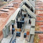 25.02.2020 Michniów. Mauzoleum Martyrologii Wsi Polskich. Budowa / Jarosław Kubalski / Radio Kielce