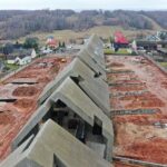 25.02.2020 Michniów. Mauzoleum Martyrologii Wsi Polskich. Budowa / Jarosław Kubalski / Radio Kielce