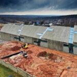 25.02.2020 Michniów. Mauzoleum Martyrologii Wsi Polskich. Budowa / Jarosław Kubalski / Radio Kielce