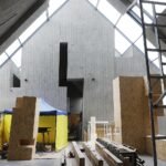 25.02.2020 Michniów. Mauzoleum Martyrologii Wsi Polskich. Budowa / Jarosław Kubalski / Radio Kielce