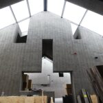 25.02.2020 Michniów. Mauzoleum Martyrologii Wsi Polskich. Budowa / Jarosław Kubalski / Radio Kielce