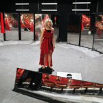 Kielce. Spektakl Teatru TeTaTeT „Bóg jest kobietą o jednej piersi”. Anna Iwasiuta-Dudek / Jarosław Kubalski / Radio Kielce