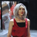 Kielce. Spektakl Teatru TeTaTeT „Bóg jest kobietą o jednej piersi”. Anna Iwasiuta-Dudek / Jarosław Kubalski / Radio Kielce