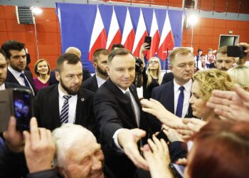 04.03.2020 Chęciny. Prezydent Andrzej Duda spotkał się z mieszkańcami / Jarosław Kubalski / Radio Kielce