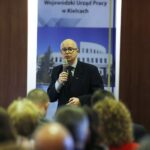 05.03.2020 Targi Kielce. Konferencja "Rozwiń firmę z samorządem województwa". Artur Sobolewski - Politechnika Świętokrzyska / Jarosław Kubalski / Radio Kielce