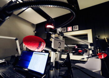 Radio Kielce. Mikrofon / Jarosław Kubalski / Radio Kielce