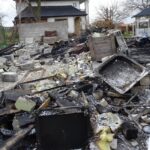 22.03.2020. Miłków. Zniszczenia po wybuchu / Emilia Sitarska / Radio Kielce